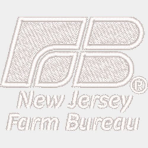 NJFB: Double Vertical Logo (White) Thumbnail