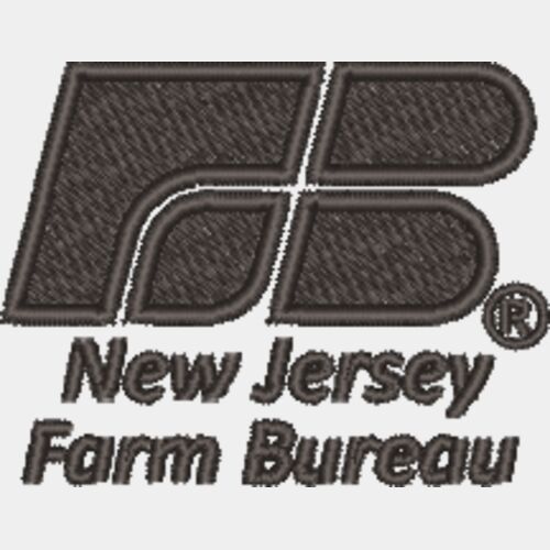 NJFB: Double Vertical Logo (Black) Thumbnail